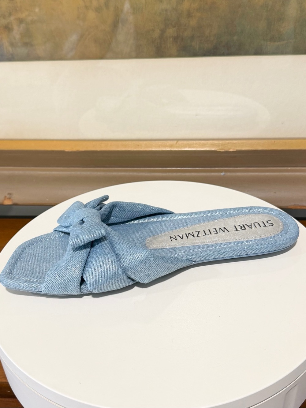 🌹STUART WEITZMAN 🌹 Sofia Bow Slide Sandal Size: 9 - Picture 4 of 9